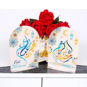Acrylic Freestanding Ornament Ramadan Eid Home Table Decor <b>Islam</b> Muslim Party Favor <b>Gift</b> Tabletop Sign - Product Image 1