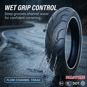Roues et pneus de moto 110/70-17, <span class=keywords><strong>pneu</strong></span> de course, tubeless, haute adhérence, stable en virage, compétition sur circuit, taille 17 - Product Image 1