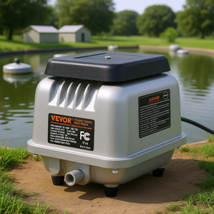 Bomba de aire Vevor 90L de flujo mínimo para acuicultura en estanques, cría de peces y aireación de agua - Product Image 2