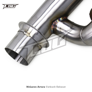 ท่อไอเสียหลังแบบตรงรุ่นสำหรับ McLaren Artura Spider 3.0T ปี 2023-2025 Boska SUS304 OEM วาล์ว Axleback พร้อมปลายท่อไทเทเนียม - Product Image 3