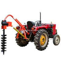 Tarière manuelle à 3 points pour tracteur, haute productivité, pour creuser des trous de poteaux