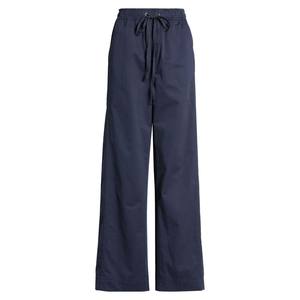 <span class=keywords><strong>Pantaloni</strong></span> lunghi Harem a gamba larga con coulisse quadrata personalizzata primavera autunno <span class=keywords><strong>blu</strong></span> <span class=keywords><strong>Navy</strong></span> <span class=keywords><strong>pantaloni</strong></span> elastici in vita da trekking in bianco - Product Image 5