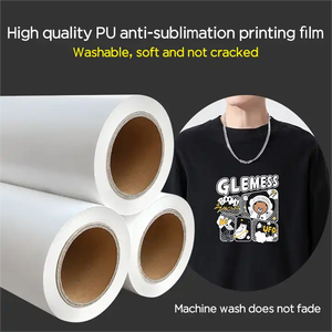 ฟิล์ม PET แบบม้วนสำหรับเครื่องพิมพ์แบบถ่ายโอนความร้อน ความหนา 75 ไมครอน ขนาด <span class=keywords><strong>30</strong></span> 33 60 ซม. 60 ซม.*100 ม.  แบบพิมพ์ได้ทั้งด้านเดียวและสองด้าน  แบบลอกร้อนและลอกเย็น - Product Image 2