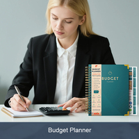 Carnet de budget personnalisé, journal financier, organisateur d'argent, suivi des dépenses, bloc-notes, livre d'épargne familial, carnet en cuir