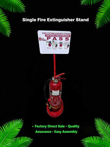 ขาตั้งถังดับเพลิงพลาสติกสีแดง SCQP พร้อมสีที่ปรับแต่งได้ ขนาด 45x45x35 ซม. อุปกรณ์เสริมสำหรับการดับเพลิง - Product Image 2