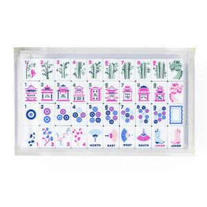 Juego de Mahjong Americano de Lujo 2026, con Botas Azules y Burbujas, Grabado en Acrílico, para 4 Jugadores, Juego de Mesa, Regalo, <span class=keywords><strong>Casino</strong></span>, Entretenimiento para Adultos - Product Image 3