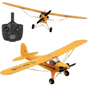 Avión de acrobacias RC <span class=keywords><strong>WLtoys</strong></span> A160 J3 Skylark G-NCUB 2.4G 5 canales 3D 6Gyro Brushless Aeroscout Glider - Product Image 2