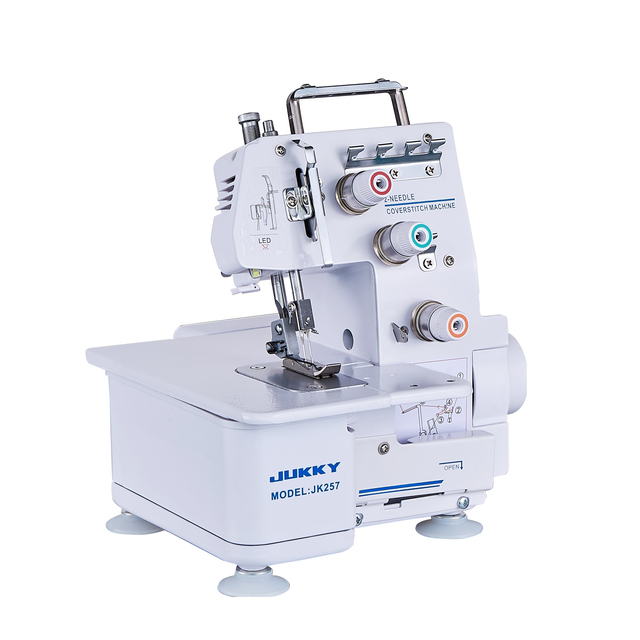 JUKKY JK-257 Household Overlock Sewing Machines for Home Use High Quality Hot Sale Apparel Machinery