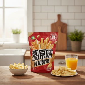 Frites de pommes de terre biologiques au prix le plus avantageux, fournisseur en gros de frites croustillantes et salées, frites de pommes de terre avec emballage personnalisé - Product Image 4