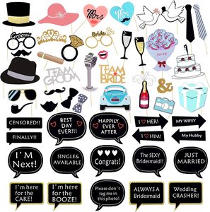 Accessori Creativi per Foto Nuziali, Divertenti Accessori per Giochi, Decorazioni per Feste di Compleanno ed Eventi, Biglietti di Auguri in Carta - Product Image 2