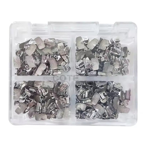 COTE Diş Ortodonti İlk <span class=keywords><strong>Molar</strong></span> Monoblok Bukkal Tüp <span class=keywords><strong>0.022</strong></span> MBT <span class=keywords><strong>ROTH</strong></span> 50 Set/Kutu Diş Hekimleri İçin - Product Image 5