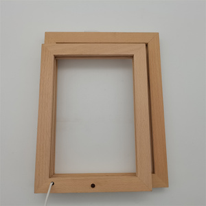 Rắn gỗ LED hiển thị ánh sáng ban đêm đứng với 3D LED đèn cơ sở DIY Acrylic cơ sở bằng gỗ cho khung ảnh - Product Image 2