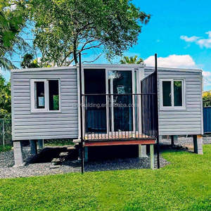 Casa Contenedor Prefabricada Plegable Lista para Habitar, 20x40 Pies, Diseño Moderno para Uso Hotelero, Fabricante <span class=keywords><strong>Sinova</strong></span> - Product Image 2