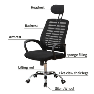 Liquidation finale - Chaise de bureau Must Go Fashion, chaise de bureau personnalisable, pivotante, ergonomique - Product Image 2