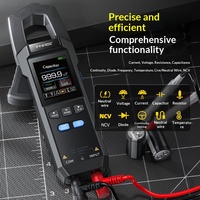 Multimeter Clamp Meter Digital TNIRSI DMC-100 dengan Auto Range True RMS, Data Holder, NCV/LIVE & Pengukur Suhu