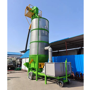 Secador de granos móvil de alta capacidad superventas, equipo de maquinaria agrícola de bajo <span class=keywords><strong>precio</strong></span>, cojinete de caja de cambios de motor central - Product Image 6
