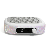 Aspirateur à poussière pour ongles rechargeable Diamond 30W avec forte aspiration, turbine puissante 6000 tr/min pour usage domestique et professionnel, faible bruit