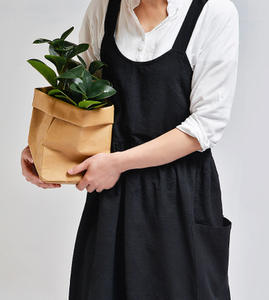 Coreano del commercio all'ingrosso di Cotone di Tela Pubblicità <span class=keywords><strong>Grembiule</strong></span> Da Cucina Fiorista Abiti Da Lavoro LOGO Stampato - Product Image 1