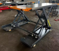 Sera Professional CE 3500kg Pont élévateur à ciseaux portable à levée moyenne, élévateur hydraulique mobile pour véhicules, modèle d'atelier de service pneumatique YD-A2