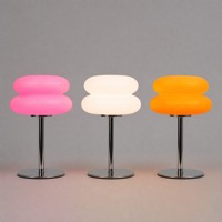 Lampe de chevet créative en fer style nordique Bauhaus, design moderne et ancien, avec prise USB et variateur d'intensité, veilleuse