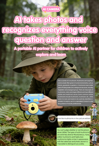 AI Voice Recognize Kids Drawing Printer <b>Camera</b> Instant Photo <b>Print</b> Toy Portable <b>Camera</b> For Kids Christmas Birthday Gift - Product Image 4