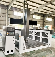 Routeur CNC 5 axes avec tête rotative ATC pour la sculpture, la gravure et la découpe 3D du bois, de la mousse, de l'EPS, du polystyrène et du plâtre