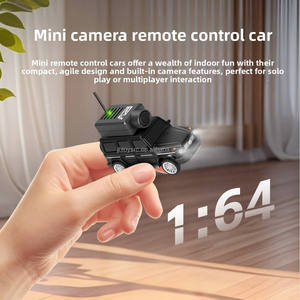 Mini <span class=keywords><strong>voiture</strong></span> RC 1/64 avec caméra HD, gyroscope 2,4 GHz, télécommande, vitesse 3 km/h, vue à la première personne (FPV), jouet de course - Product Image 6