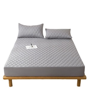 Protège-<span class=keywords><strong>matelas</strong></span> matelassé en fibres synthétiques imperméable, antidérapant tout autour, pour le commerce transfrontalier - Product Image 5