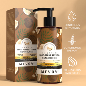 ODM OEM Làm Mịn Keratin Post-Perm Tạo Kiểu Tóc Điều Hòa Với Argan Dầu Sửa Chữa Chia Kết thúc Bảo Vệ Tóc Xoăn Thiệt Hại Hình Thức Kem Dưỡng Da - Product Image 3