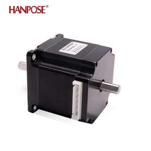 Motor Paso a Paso <span class=keywords><strong>HANPOSE</strong></span> 2.8A 126N.CM <span class=keywords><strong>23HS5628</strong></span>-SZ, Eje de 8mm, 57, 24V para Accesorios de Impresora 3D, Motor Paso a Paso de Doble Eje Nema 23 - Product Image 1