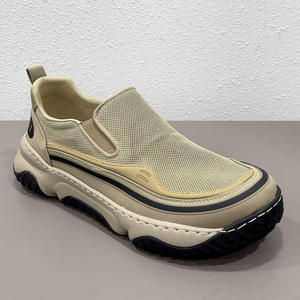 Chaussures homme en toile, style slip-on, légères, respirantes, à semelle souple, tendance été, chaussures décontractées homme, style fin. - Product Image 3