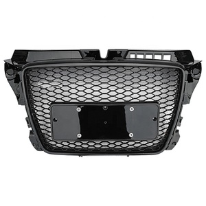 Factory Auto <span class=keywords><strong>A3</strong></span> S3 Honeycomb Mesh Grill RS3 Style Parrilla de parachoques delantero de <span class=keywords><strong>coche</strong></span> negro brillante para <span class=keywords><strong>Audi</strong></span> <span class=keywords><strong>A3</strong></span> S3 2008 2009 2010 2011 2012 - Product Image 1