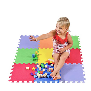 Thảm Chơi Xếp Hình Cho Bé 30*30Cm Thảm Tập Gym Tập Xếp Hình Cho Trẻ Em Với Thảm Xốp EVA Gạch Xen Kẽ Cho Trẻ Em - Product Image 6