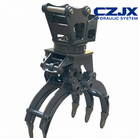 Accessoire d'excavatrice, grappin à bois rotatif hydraulique à 360 degrés