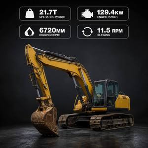 รถขุดตีนตะขาบ CAT ขนาด 21.7 ตัน มือสอง พร้อมบุ้งกี๋ขนาด 1.19 ลูกบาศก์เมตร และความลึกในการขุด 6.72 เมตร สำหรับงานดินหนัก - Product Image 3