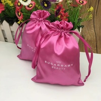 Sac à poussière personnalisé de luxe en satin de coton velours daim satin de soie pour chaussures sacs à main