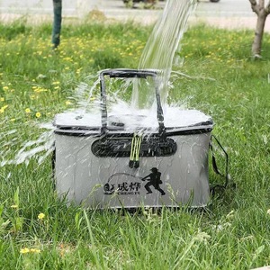 Seau de pêche pliable Chengye en EVA pour le stockage de poissons vivants, multi-usages, avec poignée supérieure et design respirant - Product Image 1