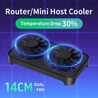 Haute qualité routeur de bureau radiateur ventilateur de refroidissement en Stock accessoires informatiques Stock routeur refroidisseur ventilateur