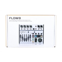 Mezclador Digital FLOW8 de 8 Entradas con Interfaz de Audio/USB y Alimentación Phantom de 48V para Consola de Sonido con Rango Dinámico Óptimo