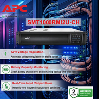 SMT1000RMI2U-CH 1kVA 19-inci 2U Rack Uninterruptible Power Supply untuk Router, Workstation, Ruang Data Kecil, Peralatan Jaringan