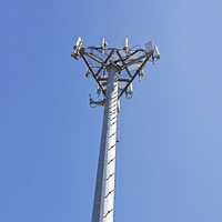 Tour de télécommunication en acier galvanisé à chaud XinYuan de 30 m avec grue de levage pour la communication Wi-Fi et radio