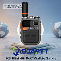 Radio bidirectionnelle portable GaodaPTT 4G PoC à portée mondiale, boîtier métallique, fonction Push-to-Talk sur réseau cellulaire, mini-interphone mobile Linux