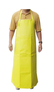 Tablier en PVC bleu imperméable réutilisable HC, très vendu, pour supermarchés, épiceries et promotions, avec protection - Product Image 3