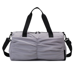 Custom Logo Yoga Sports Fitness <b>Bag</b> Polyester Zipper Dry Wet Separation Independent Shoe Compartment Hard Shell Travel <b>Bag</b> - Product Image 3