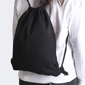 Bolsa de Algodón de Moda con Logotipo Personalizado, Mochila Reutilizable de Alta Calidad, Bolsa con Cordón de Algodón Ecológica - Product Image 6