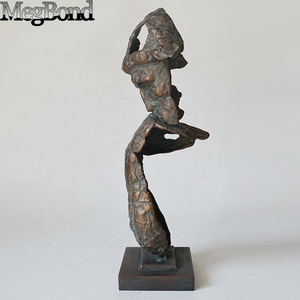 Statua del Pensatore in Ghisa, Scultura Classica Famosa in Bronzo Pesante - Product Image 4