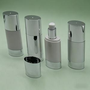 Flacon pompe à vide ovale en aluminium 50 ml 30 ml, rechargeable, pour lotion visage, flacon sans air de voyage - Product Image 6
