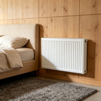 Radiador de Panel de Acero Moderno de Bajo Contenido de Carbono, Tipo 22, Convector de Calefacción Compacto para Sistemas de Calefacción Central
