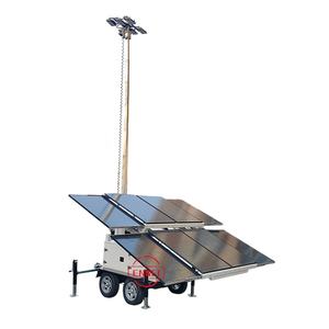 Remorque solaire portable personnalisée avec éclairage LED super lumineux pour l'éclairage nocturne sur de larges surfaces - Product Image 4