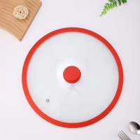 Couvercle en silicone pour pot en verre, résistant aux chocs, transparent, pour poêle et cuiseur vapeur domestique, modèle LY-202, vente en gros fabricant
